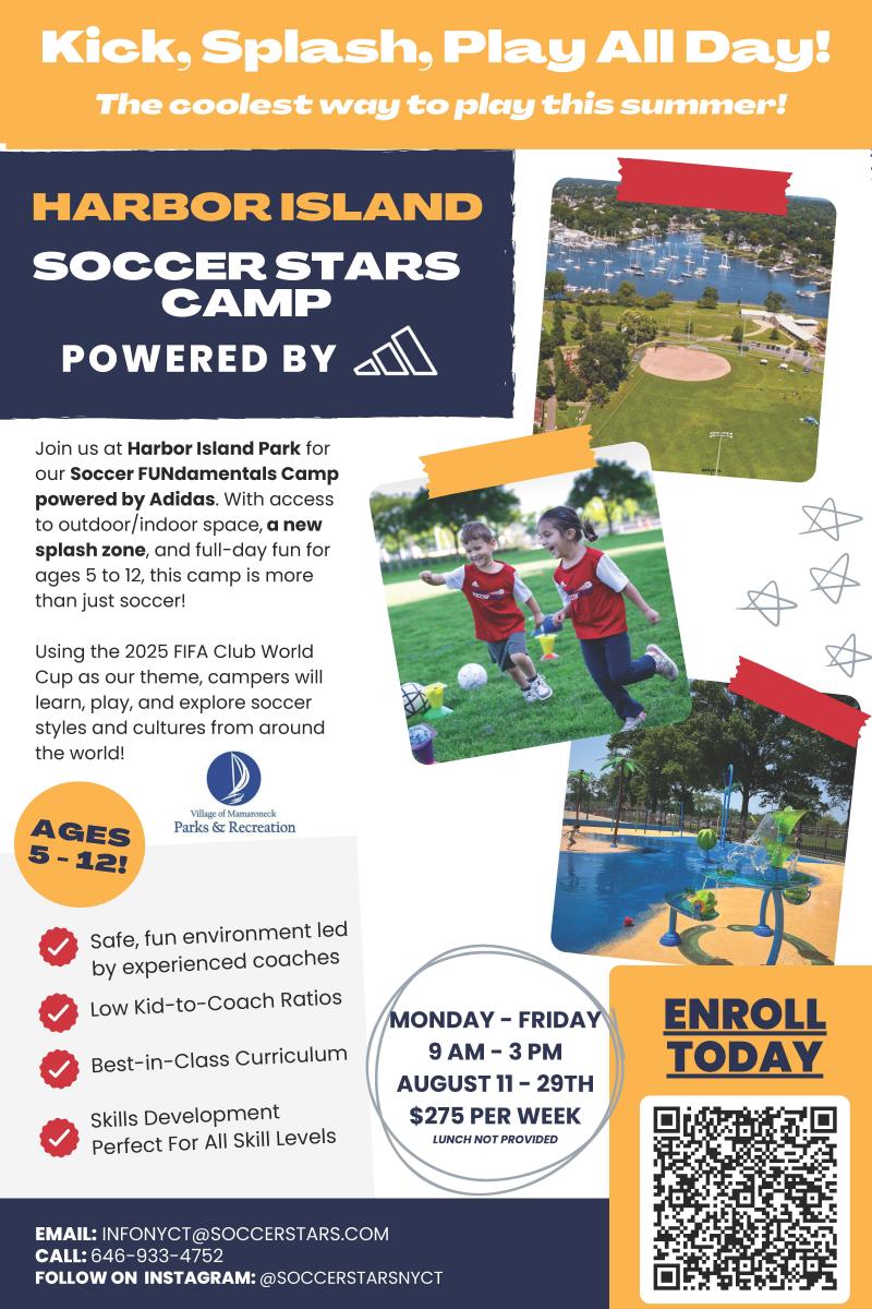 August Soccer Stars Camp Flyer