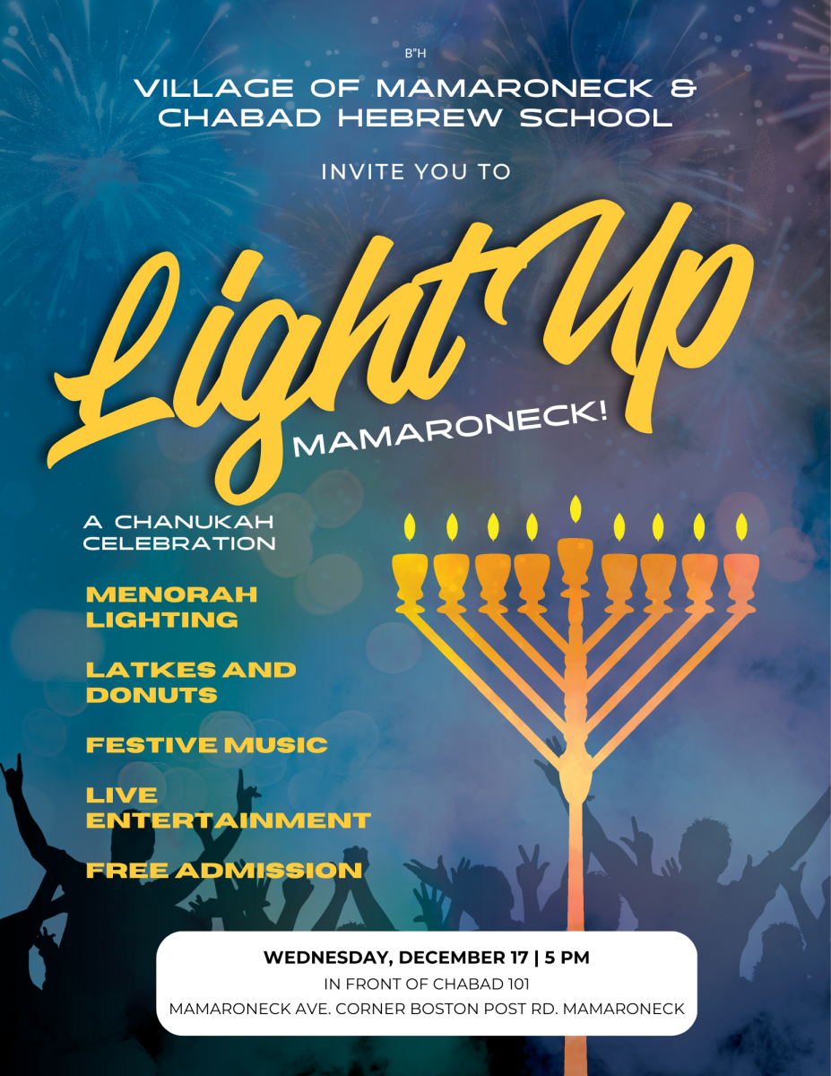 Light Up Mamaroneck! – Community Chanukah Celebration Flyer