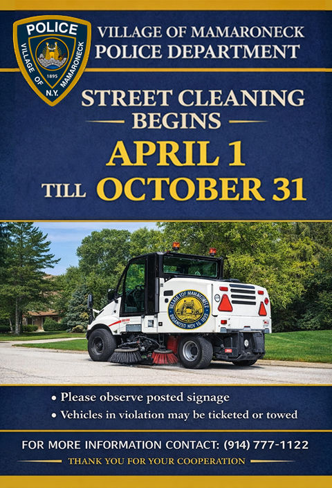 Street Cleaning Flyer 2026