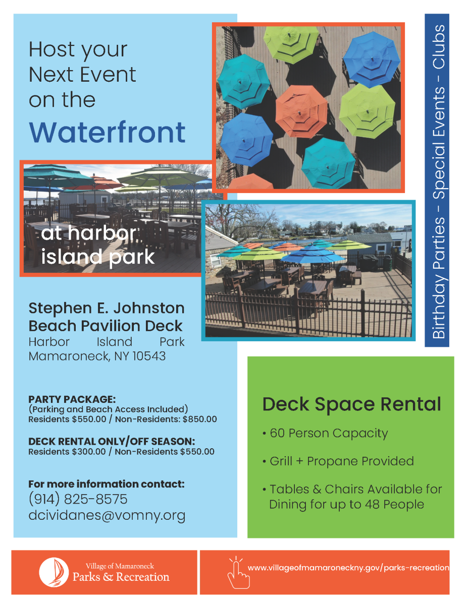 Rent the Pavillion Deck