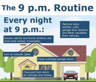 The 9 p.m Routine