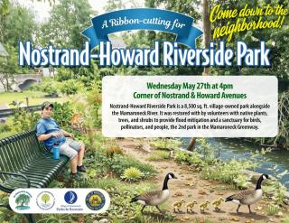 Nostrand-Howard Riverside Park Ribbon Cutting