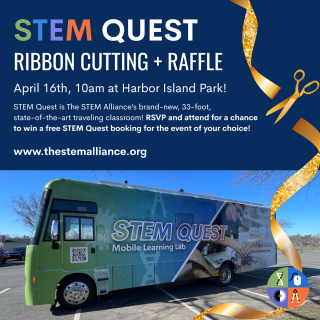 STEM Bus Ribbon Cutting