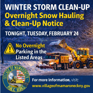 Overnight Snow Removal - 2-24-26